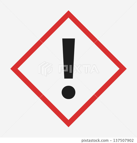 Global harmonized system warning symbol Global harmonized system warning symbol 137507902