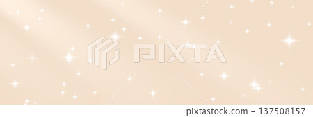 Shimmering beige and bokeh lights create a dreamy celebration atmosphere with soft glitter sparkles. Vector elegant holiday designs or premium cosmetic background 137508157