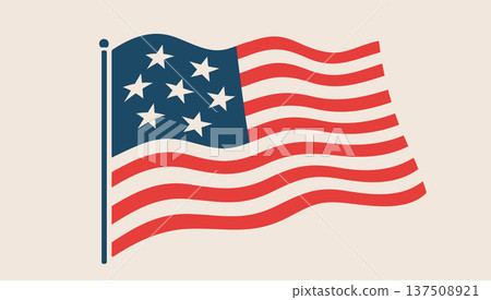 American flag, USA symbol, United States sign American flag, USA symbol, United States sign 137508921