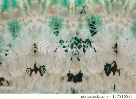 abstract pattern on silk fabric texture in green tones abstract pattern on silk fabric texture in green tones 137510585