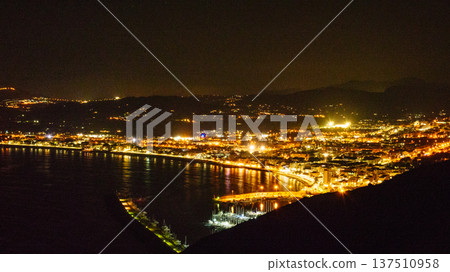 Cape San Antonio, coast at night, Spain Cape San Antonio, coast at night, Spain 137510958