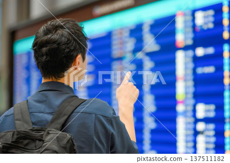 在機場查詢航班資訊 ■拍攝合作:關西國際機場(KIX) 在機場查詢航班資訊 ■拍攝合作:關西國際機場(KIX) 137511182