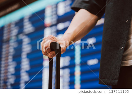 機場裡手提行李的人們 ■攝影合作：關西國際機場（KIX） 137511195