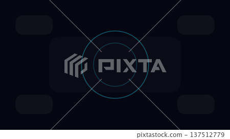 Wide dark interface background with minimal corner brackets and soft gradients, offering empty cinematic space for futuristic digital display composition. Wide dark interface background with minimal corner brackets and soft gradients, offering empty cinematic space for futuristic digital display composition. 137512779