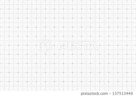 Journal planer page with dotted grid. Vector. Seamless checkered texture. Simple square graph paper texture. Retro bullet notebook background. Simple school square graph pattern. 137513449
