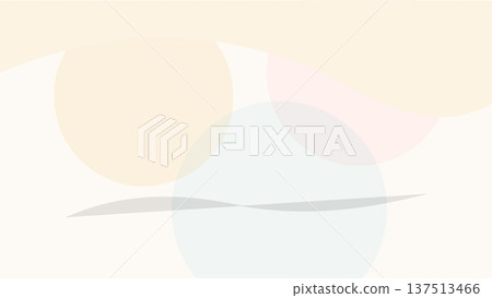 Light beige abstract background with soft translucent circles and gentle flowing waves in pastel neutral tones minimalist design Light beige abstract background with soft translucent circles and gentle flowing waves in pastel neutral tones minimalist design 137513466