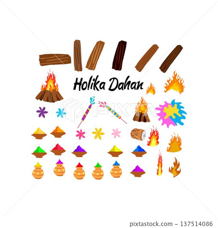 holika dahan free vector illustration 137514086