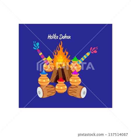 holika dahan free vector illustration holika dahan free vector illustration 137514087