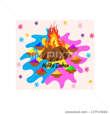 holika dahan free vector illustration holika dahan free vector illustration 137514088