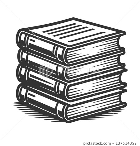 Stack Of Books Education Knowledge Library raster 137514352