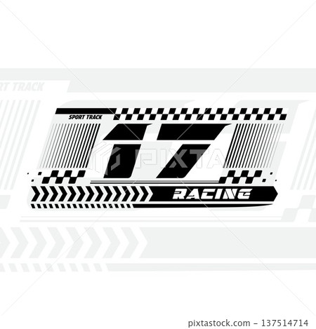 17 racing decal black 17 racing decal black 137514714