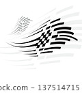 Race checkered halftones 137514715