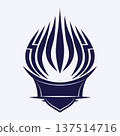 Abstract flame symbol 137514716