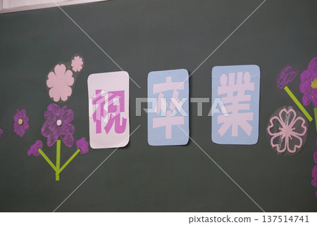 Congratulations on your graduation written on a blackboard Congratulations on your graduation written on a blackboard 137514741