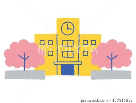 學校入學典禮季節色彩 137515852