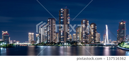 從永台橋眺望佃田的夜景 從永台橋眺望佃田的夜景 137516362