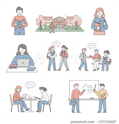 The daily life of a university student 137516807