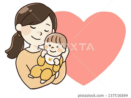 一位抱著嬰兒的母親 一位抱著嬰兒的母親 137516894