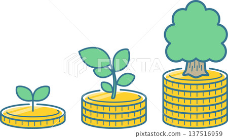 Image of increasing money through asset management Image of increasing money through asset management 137516959