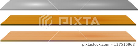 Illustration set of horizontal table Illustration set of horizontal table 137516968