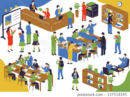 補習學校的景色 137518345