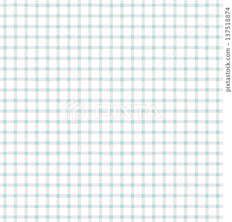 Thin hand-painted tile gingham check (gray) Thin hand-painted tile gingham check (gray) 137518874