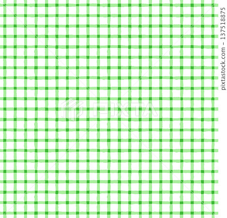 Thin hand-painted tile gingham check (green) Thin hand-painted tile gingham check (green) 137518875