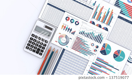 Printed business documents and business items 137519077