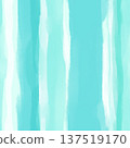 用水彩（淺藍色）繪製的粗糙條紋圖案 137519170