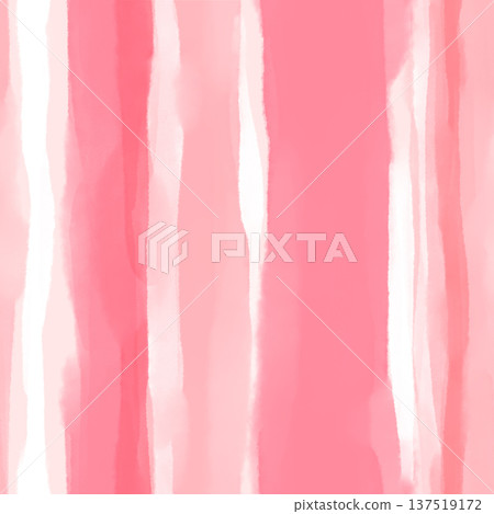 Rough striped watercolor pattern (pink) 137519172
