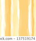 用水彩（黃色）繪製的粗糙條紋圖案 137519174