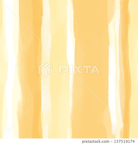 Rough striped pattern drawn with watercolor (yellow) 137519174