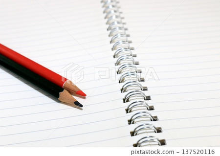 Stationery, writing implements, educational image, copy space 137520116