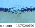 concrete wall with a building 137520650