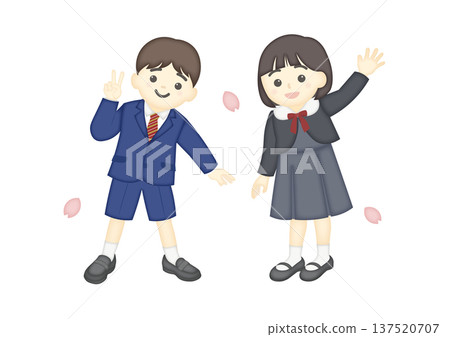 穿著正裝的孩子們 137520707