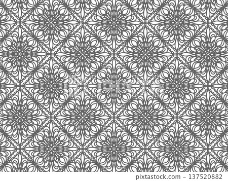 An elegant background illustration resembling hand-knitted lace 137520882