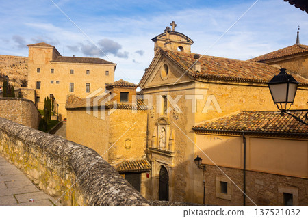 View of San Pedro Church and former convent of Carmelites in Cuenca 137521032