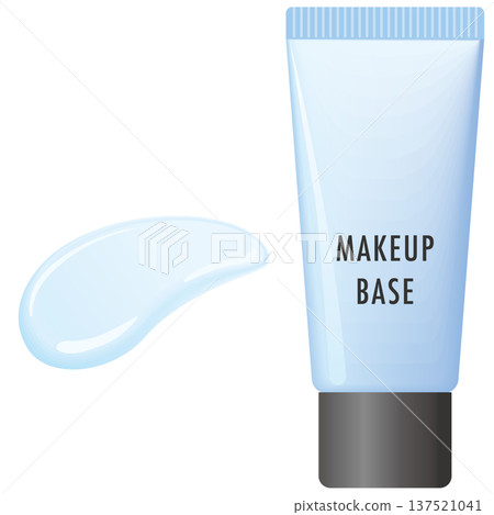 Blue makeup primer and texture swatches Blue makeup primer and texture swatches 137521041
