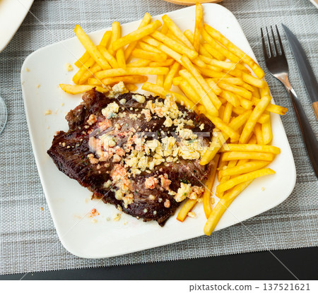 Bistec al roquefor, grilled roquefort steak Bistec al roquefor, grilled roquefort steak 137521621