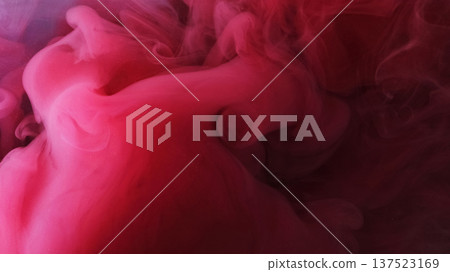 Vapor ink. Paint fog wave. Defocused pink purple color cloud splash fume underwater texture spreading on acrylic abstract background. Vapor ink. Paint fog wave. Defocused pink purple color cloud splash fume underwater texture spreading on acrylic abstract background. 137523169