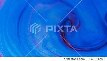 Defocused swirl paint. Color particles. Blue marble texture glitter acrylic water shimmer fluid bright liquid whirl on abstract background. Defocused swirl paint. Color particles. Blue marble texture glitter acrylic water shimmer fluid bright liquid whirl on abstract background. 137523289