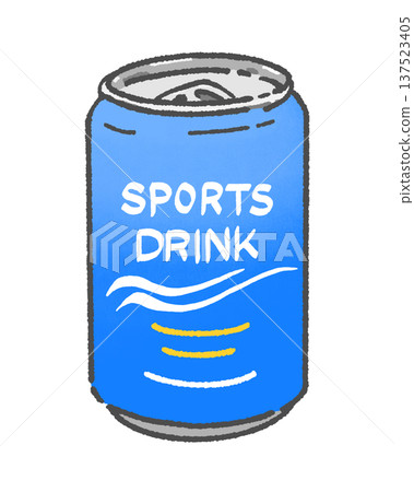 Illustration of a can of sports drink Illustration of a can of sports drink 137523405