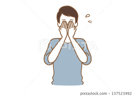 一個表情痛苦的男人 137523992