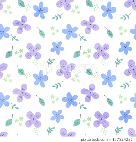 Simple floral seamless pattern Simple floral seamless pattern 137524285