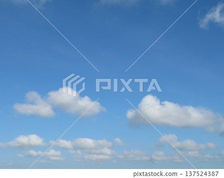 Blue sky clouds Blue sky clouds 137524387
