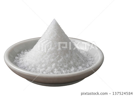 鹽堆插圖，象徵好運和淨化 137524584