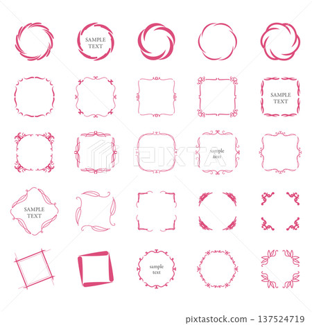 一套可用於裝飾的裝飾邊框（框架） 137524719