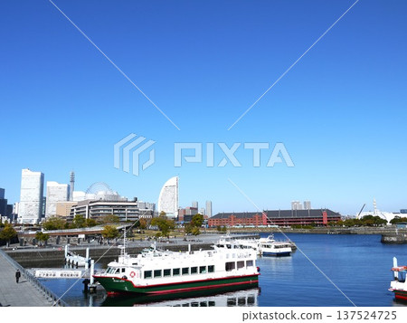 Minato Mirai as seen from Zou-no-hana Park Minato Mirai as seen from Zou-no-hana Park 137524725