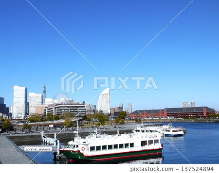 Minato Mirai as seen from Zou-no-hana Park Minato Mirai as seen from Zou-no-hana Park 137524894