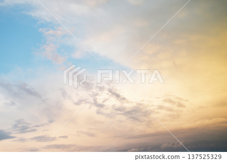 Evening sky stock photos 137525329